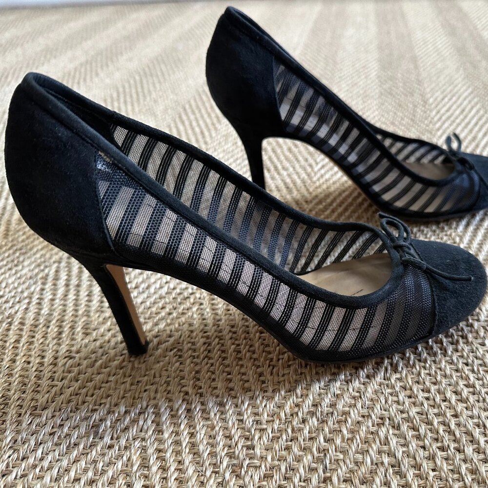 Kate Spade black high heeled shoes
